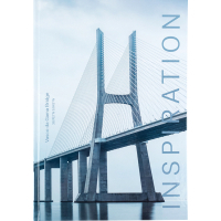 Книга записна Axent Inspiration А4 у твердій обкладинці 96 аркуші клітинка (8422-564-A) Diawest