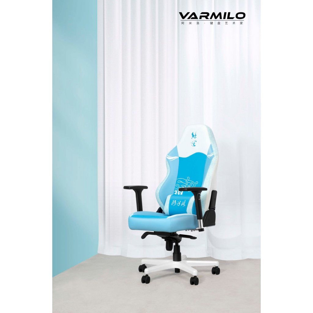 Кресло игровое Varmilo Sea Melody Racing Blue/White (RACA001-01) Diawest