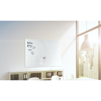 Офісна дошка Magnetoplan скляна магнітно-маркерна 1200x900 біла Glassboard-White (13404000) Diawest