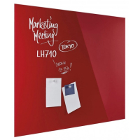 Офисная доска Magnetoplan стеклянная магнитно-маркерная 1200x900 красная Glassboard-Red (13404006) Diawest