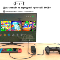 Зарядний пристрій XoKo Power Hub QC-700 7 в 1 GAN 100W, PD, QC, USDB 3.1, HDMI, micro SD reader (CD00608) (XK-QC-700) Diawest