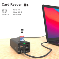 Зарядний пристрій XoKo Power Hub QC-700 7 в 1 GAN 100W, PD, QC, USDB 3.1, HDMI, micro SD reader (CD00608) (XK-QC-700) Diawest