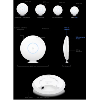 Точка доступу Wi-Fi Ubiquiti UniFi U6 PLUS (U6-PLUS) Diawest