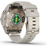 Смарт-годинник Garmin EPIX PRO (g2), 42mm, Saph, SftGld SS, Crm Hthr Nyln, Excl, GPS (010-02802-20) Diawest
