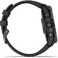Смарт-часы Garmin fenix 7X Pro Saph Solar, Carbon Gray Ti w/Black Band, GPS (010-02778-11) Diawest