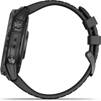 Смарт-часы Garmin fenix 7X Pro Saph Solar, Carbon Gray Ti w/Black Band, GPS (010-02778-11) Diawest
