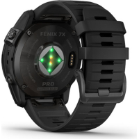 Смарт-часы Garmin fenix 7X Pro Saph Solar, Carbon Gray Ti w/Black Band, GPS (010-02778-11) Diawest
