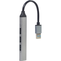 Концентратор Gembird USB-A to USB 3.1 Gen1 (5 Gbps), 3 х USB 2.0 (UHB-U3P1U2P3-02) Diawest