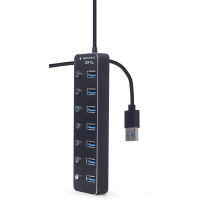 Концентратор Gembird USB 3.0 7 ports (UHB-U3P7P-01) Diawest