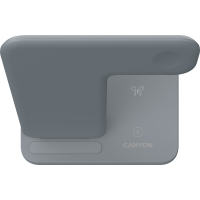 Зарядний пристрій Canyon WS-303, 3in1 Wireless Dark Grey (CNS-WCS303DG) Diawest
