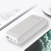 Батарея универсальная ColorWay 20 000 mAh Slim PD/20W, QC/3.0 USB-C/Micro-USB/USB-A White (CW-PB200LPG3WT-PD) Diawest