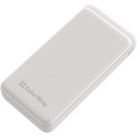 Батарея универсальная ColorWay 20 000 mAh Slim PD/20W, QC/3.0 USB-C/Micro-USB/USB-A White (CW-PB200LPG3WT-PD) Diawest