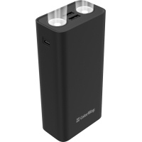 Батарея универсальная ColorWay 30 000 mAh Lamp, Black (CW-PB300LPB3BK-F) Diawest