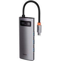 Концентратор Baseus USB3.1 Type-C to USB Type C PD 100W/HDMI 4K 60 Hz/3*USB 3.2 Gen1/ 5in1 (CAHUB-CX0G) Diawest