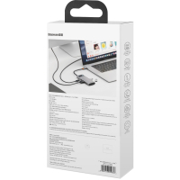 Концентратор Baseus USB3.1 Type-C to USB Type C PD 100W/HDMI 4K 60 Hz/3*USB 3.2 Gen1/ 5in1 (CAHUB-CX0G) Diawest