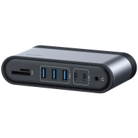 Концентратор Baseus USB3.2 Type-C to 2xHDMI/2xDP/2xUSB-C/3xUSB/RJ45/SD/TRRS 3.5mm/PD 100W + PA 16 in 1 (CAHUB-HG0G) Diawest