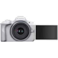 Цифровий фотоапарат Canon EOS R50 + RF-S 18-45 IS STM White (5812C030) Diawest