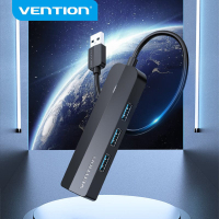 Концентратор Vention USB 3.0 to 3хUSB 3.0/RJ45 Gigabit black (CHNBB) Diawest