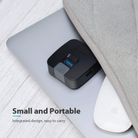 Концентратор Vention USB 3.0 to 4xUSB 3.0 + MicroUSB black (CHBBB) Diawest