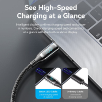 Дата кабель USB-C to USB-C1.2m 3.1 100W Display Zinc Alloy Vention (TAYBAV) Diawest