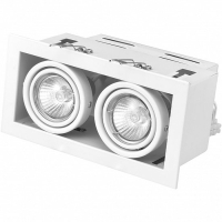 Светильник точечный Eurolamp LED GU10x2 white (LHK2-LED-GU10(white)) Diawest