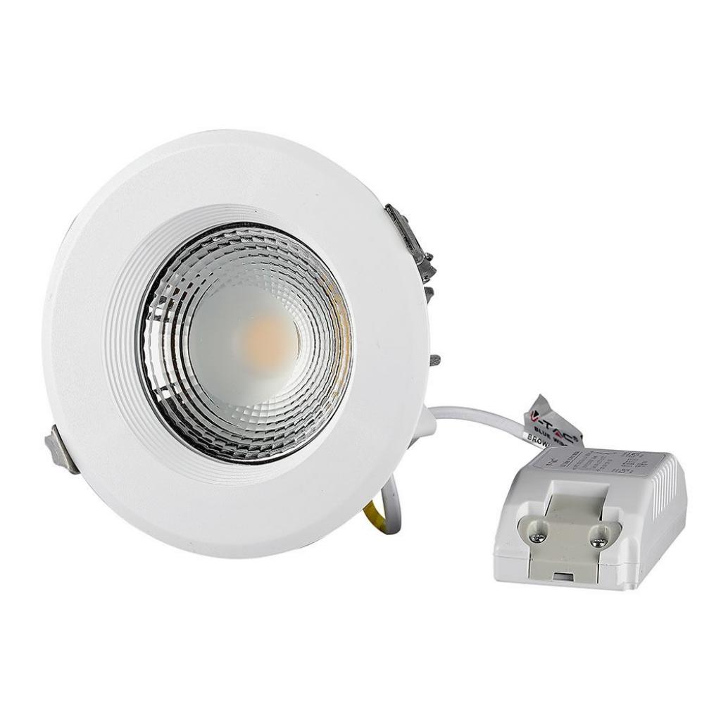 Світильник точковий V-TAC LED 10W, SKU-1272, 230V, 6.4K, 1200Lm (3800157611947) Diawest