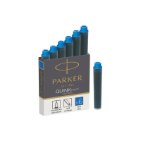 Чернила для перьевых ручек Parker Картриджи Quink Mini /6шт синий (11 510BLU) Diawest