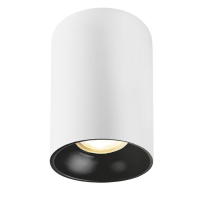 Світильник точковий Videx під лампу GU10 накладний Білий + Чорний (VL-SPF14A-WB) Diawest