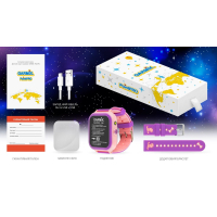 Смарт-часы GARMIX PointPRO-200 4G/GPS/WIFI/VIDEO CALL PINK (GMXPP200-P) Diawest
