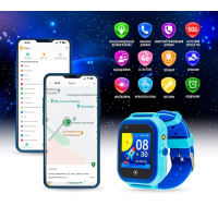 Смарт-годинник GARMIX PointPRO-200 4G/GPS/WIFI/VIDEO CALL BLUE (GMXPP200-BL) Diawest