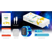 Смарт-годинник GARMIX PointPRO-200 4G/GPS/WIFI/VIDEO CALL BLUE (GMXPP200-BL) Diawest