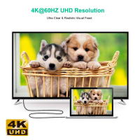 Кабель мультимедийный USB-C to HDMI 1.8m USB 3.1 L-type 4K60Hz Choetech (XCH-1803) Diawest