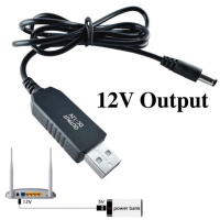 Кабель живлення USB 2.0 AM to DC 5.5 х 2.1 mm 1.0m 5V to 12V Dynamode (DM-USB-DC-5.5x2.1-12V) Diawest