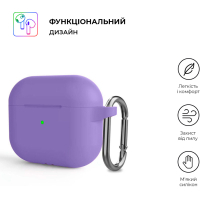 Чохол для навушників Armorstandart Hang Case для Apple AirPods 3 Purple (ARM60317) Diawest