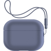 Чехол для наушников Armorstandart Silicone Case with straps для Apple Airpods Pro 2 Dark Purple (ARM68611) Diawest