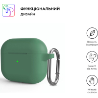 Чохол для навушників Armorstandart Hang Case для Apple AirPods 3 Pine Needle Green (ARM60319) Diawest