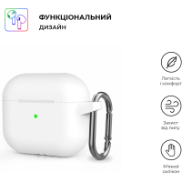 Чохол для навушників Armorstandart Hang Case для Apple AirPods 3 White (ARM60324) Diawest