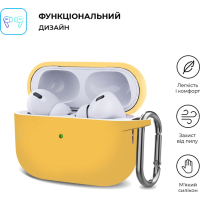 Чохол для навушників Armorstandart Hang Case для Apple AirPods Pro 2 Yellow (ARM68593) Diawest