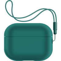 Чохол для навушників Armorstandart Silicone Case with straps для Apple Airpods Pro 2 Dark Green (ARM68612) Diawest