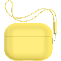 Чохол для навушників Armorstandart Silicone Case with straps для Apple Airpods Pro 2 Yellow (ARM68619) Diawest