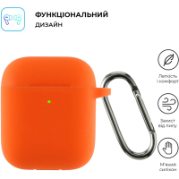 Чохол для навушників Armorstandart Ultrathin Silicone Case With Hook для Apple AirPods 2 Hermes (ARM59682) Diawest