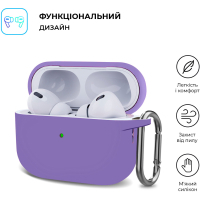 Чохол для навушників Armorstandart Hang Case для Apple AirPods Pro 2 Purple (ARM68595) Diawest