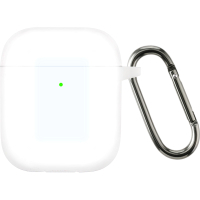 Чохол для навушників Armorstandart Ultrathin Silicone Case With Hook для Apple AirPods 2 Transparent (ARM59694) Diawest
