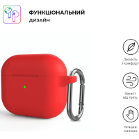 Чохол для навушників Armorstandart Hang Case для Apple AirPods 3 Red (ARM60322) Diawest
