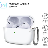 Чохол для навушників Armorstandart Hang Case для Apple AirPods Pro 2 White (ARM68586) Diawest