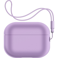 Чохол для навушників Armorstandart Silicone Case with straps для Apple Airpods Pro 2 Pink Purple (ARM68613) Diawest