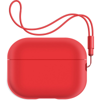 Чохол для навушників Armorstandart Silicone Case with straps для Apple Airpods Pro 2 Red (ARM68614) Diawest