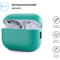 Чохол для навушників Armorstandart Silicone Case для Apple Airpods Pro 2 Mint Green (ARM64538) Diawest