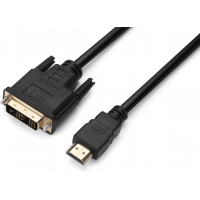 Кабель мультимедийный HDMI to DVI 3.0m Single Link 18+1 Premium ProLogix (PR-HDMI-DVI-P-01-30-3m) Diawest