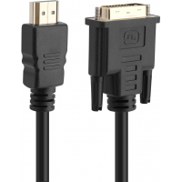 Кабель мультимедийный HDMI to DVI 3.0m Single Link 18+1 Premium ProLogix (PR-HDMI-DVI-P-01-30-3m) Diawest